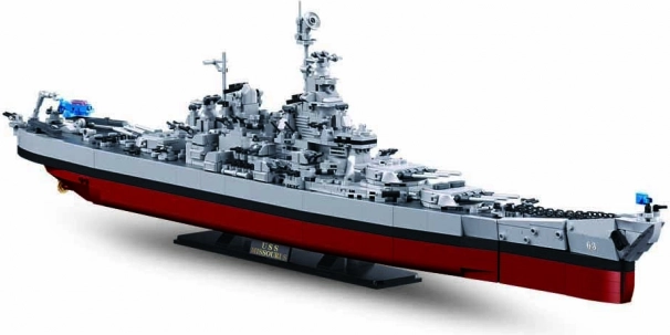 Byggesæt Sluban Slagskibet USS Missouri 1:350
