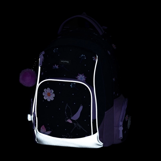 Skole rygsæk OXY GO Blomster