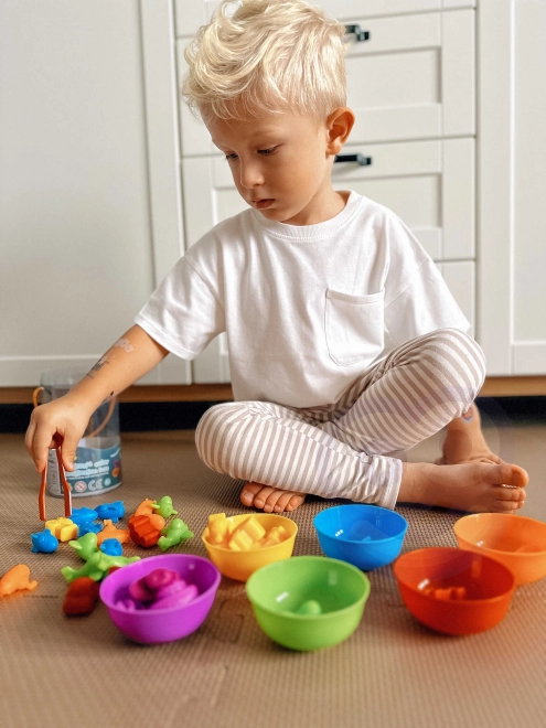 Věuková montessori-leg Aktivitet Lær at Tælle – ZOO Dyr