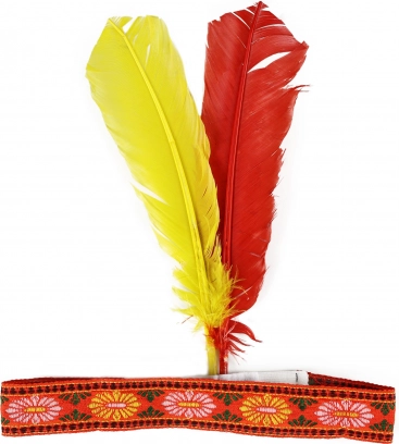 Indiansk hovedpynt med fjer