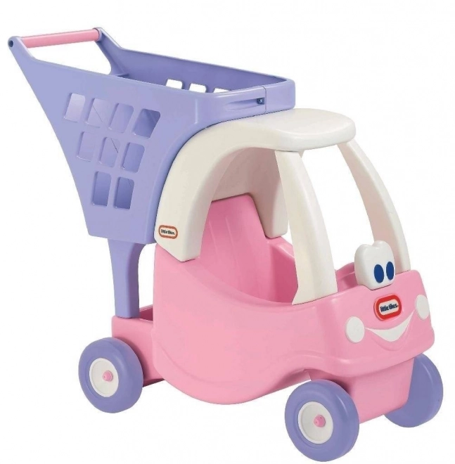 Little Tikes Prinsesse Cozy Coupe Indkøbsvogn