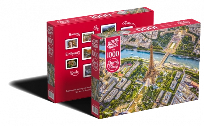 Puslespil Eiffeltårnet i Paris 1000 brikker fra Good Times