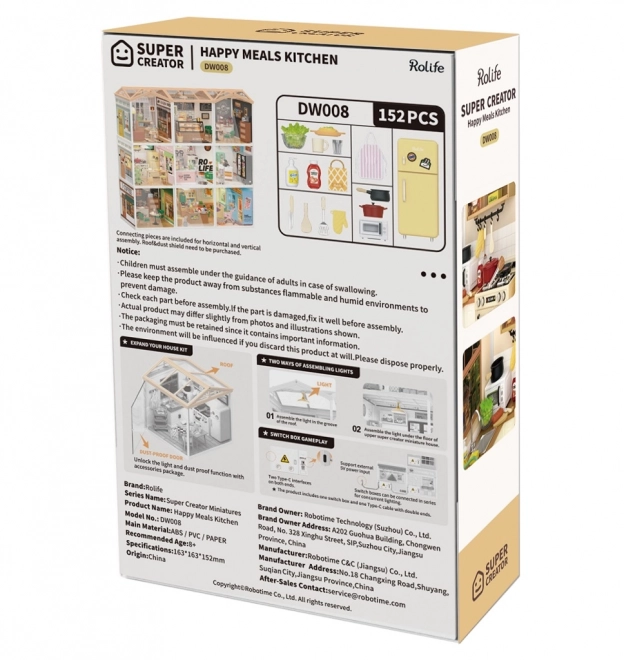 RoboTime miniaturkøkkenet Happy Meals Køkkenhjørne