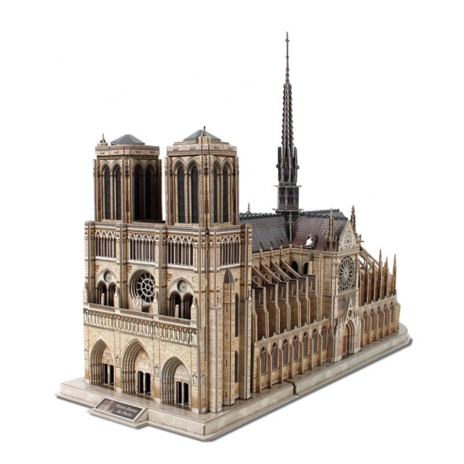 3D puslespil Katedralen Notre-Dame fra CubicFun
