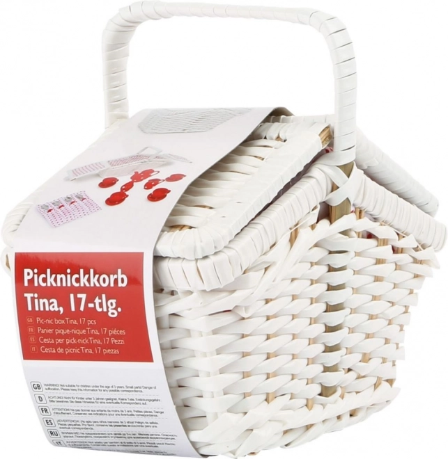 Lille Fod Picnic Kurv Tina 17 Dele