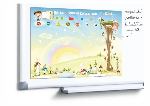 Magnetisk kalender - Børnehave 114 magneter