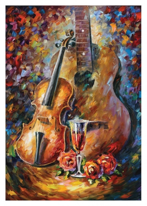 Puslespil Guitar og Violin 500 brikker