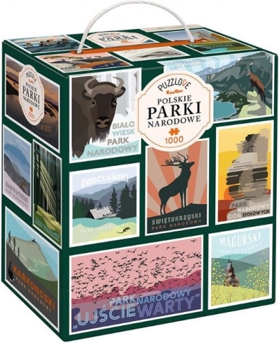 Puslespil Puzzlove Polske Nationalparker 1000 brikker