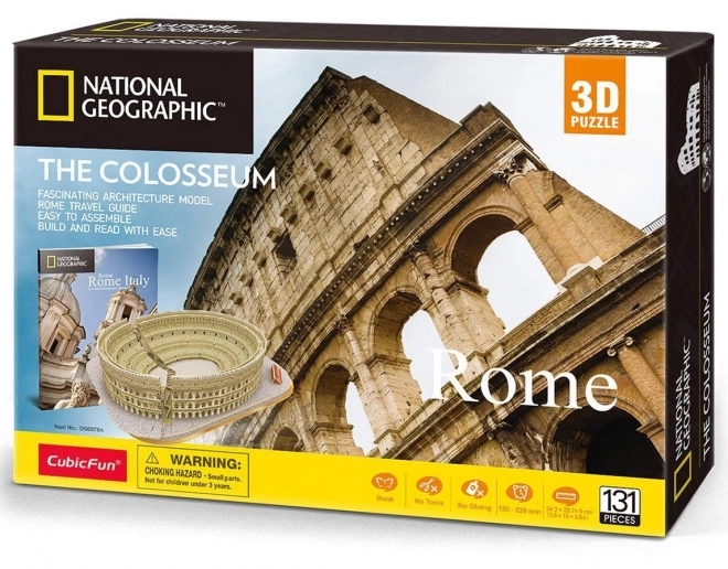 3D puslespil CubicFun National Geographic Colosseum 131 brikker
