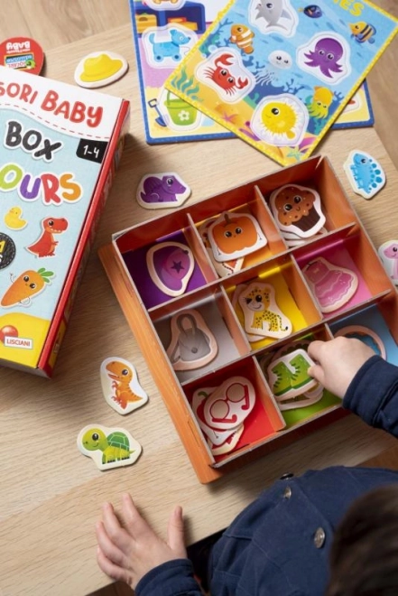 MONTESSORI BABY BOKS - Farver