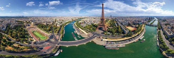 Eurographics panoramapuslespil Paris 1000 brikker – AirPano