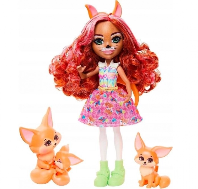 Enchantimals Filigree Fox med rævefamilien