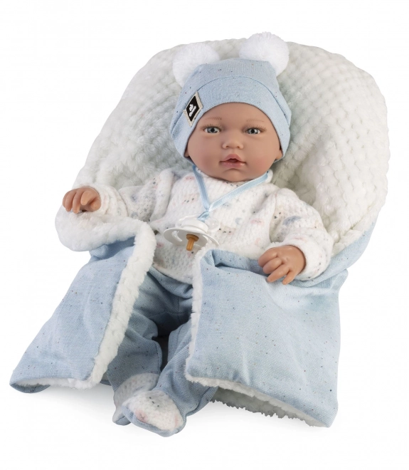 Guca 885 ADRI - realistisk babydukke med blød stofkrop - 38 cm