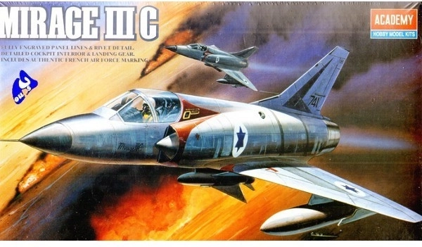 Plastbyggesæt af flyet DASSAULT MIRAGE IIIC 1:48 fra ACADEMY