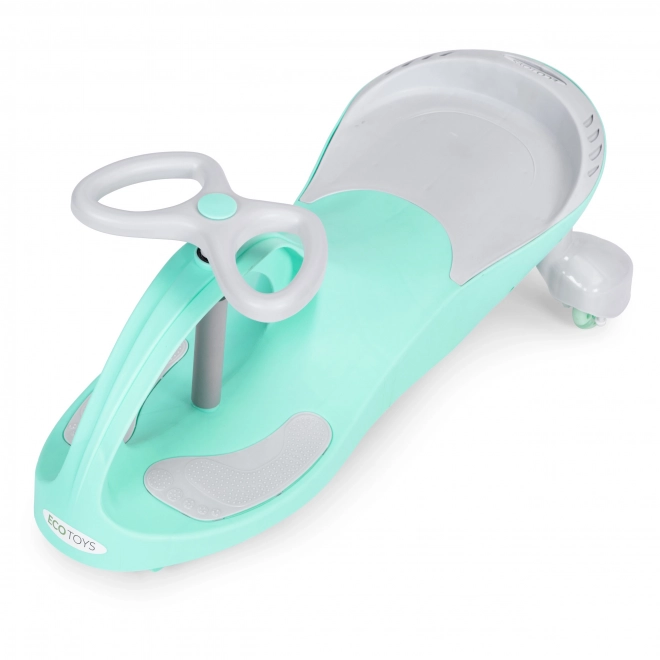 Wiggle Car med lysende hjul grøn ECOTOYS