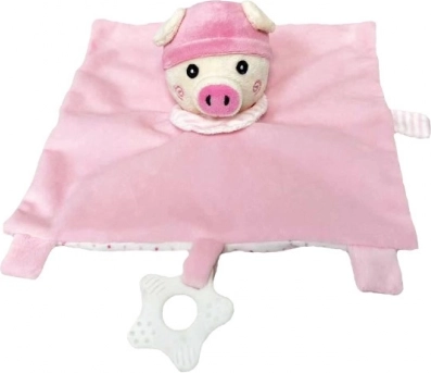 Plysbamse-krammetæppe gris Miluš 25 × 25 cm