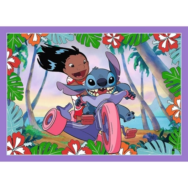 Puslespil Lilo & Stitch 4i1 Skør dag Trefl
