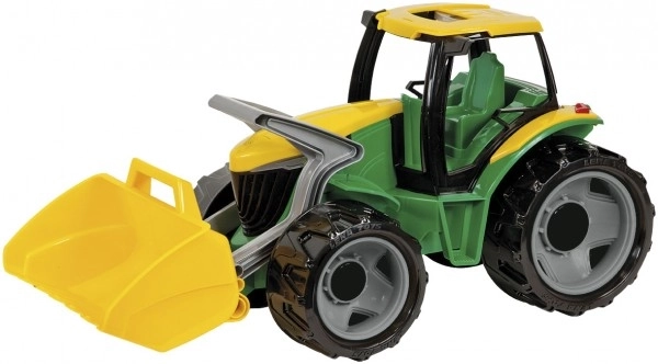 Børnetraktor med skovl Grøn-gul