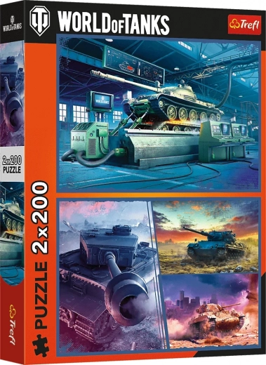 Puslespil World of Tanks: pansret mission 2×200 brikker TREFL
