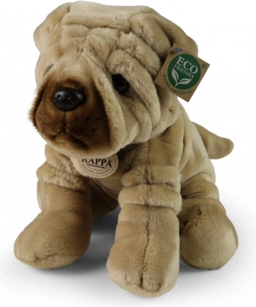 plysbjørn hund shar pei 30 cm miljøvenlig
