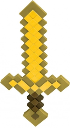 gyldent Minecraft-sværd til børn 52 cm