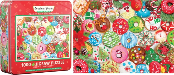 EUROGRAPHICS Puzzle Jule Donuts 1000 stykker