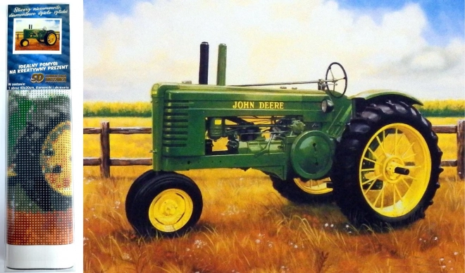 Norimpex diamant maleri Traktor John Deere 30x40 cm