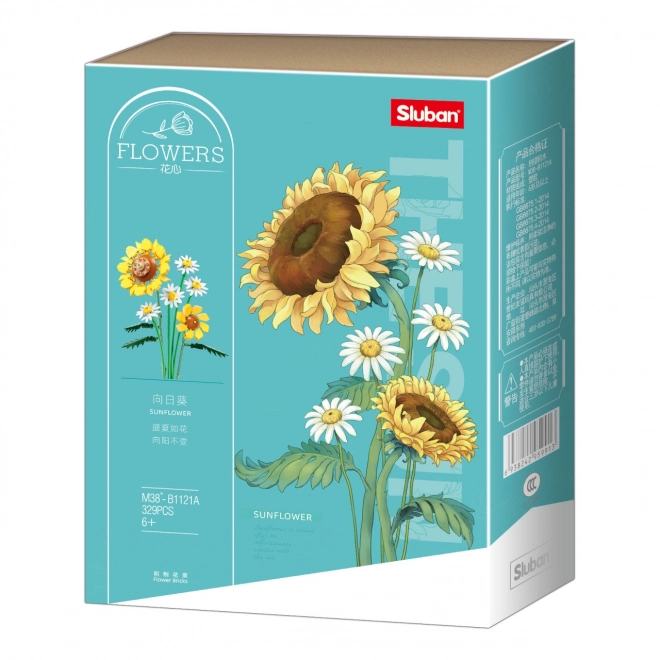 Sluban Blomster M38-B1121A Solsikker med margueritter