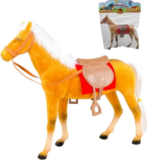 Hest med sadel til børn