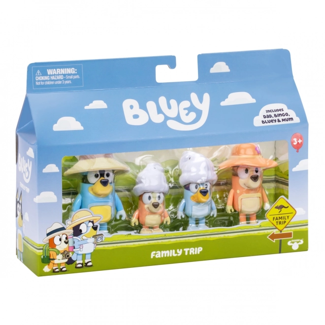 Figurer Bluey Familieudflugt