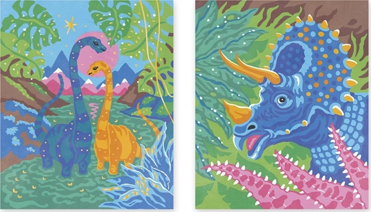 Smukke dinosaurmotiver for både små og store