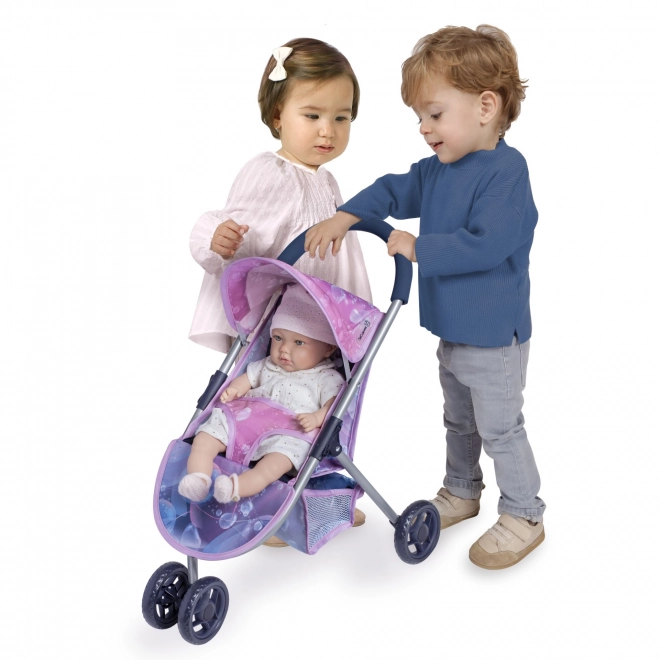 DeCuevas 90276 Sportsvogn til dukker trehjulet Magic Bubble 2024 - 55 cm