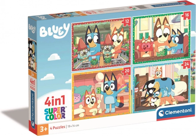 Puslespil 4 i 1 Bluey