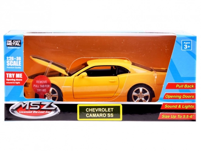 Metalmodel af bil Chevrolet Camaro SS