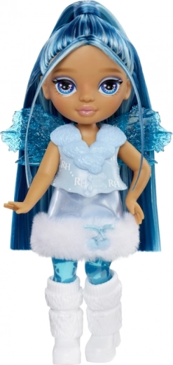 Lange børstbare hår og vinteroutfit