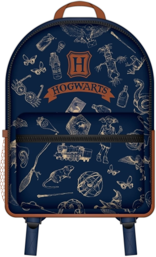 Harry Potter rygsæk i marineblå og guld