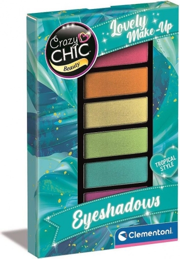 crazy chic teen make-up eyes tropical vibe øjenskyggepalette