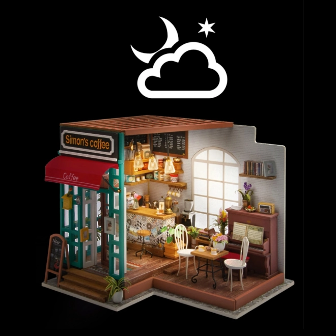 Simons Café - DIY Miniature café i dukkehus