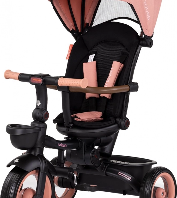 Trehjulet cykel 2-i-1 med kaleche Urban Pink Marshmallow