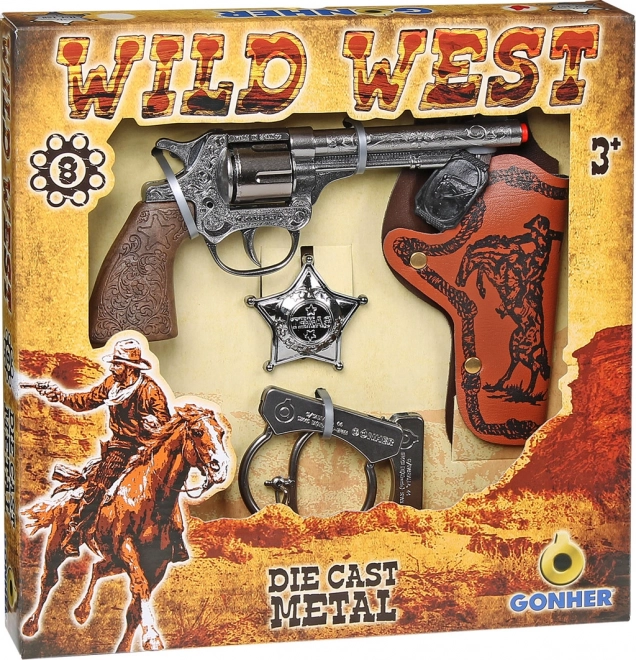 Cowboy sæt med håndjern