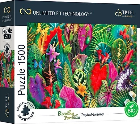 Puslespil Blooming Paradise: Tropisk grønne 1500 brikker