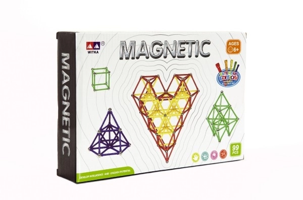 Magnetisk byggesæt - 99 dele