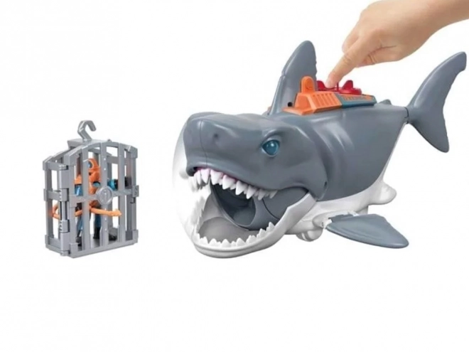 Mega Angribende Haj Imaginext med bevægelig kæbe