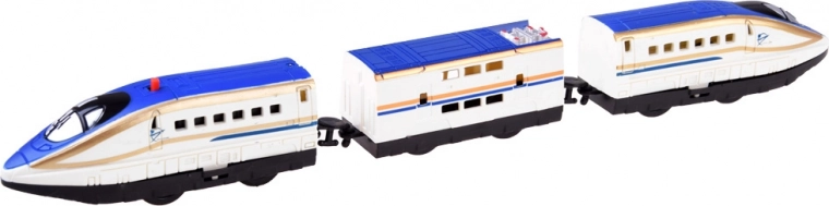 Moderne lyntog med tre vogne