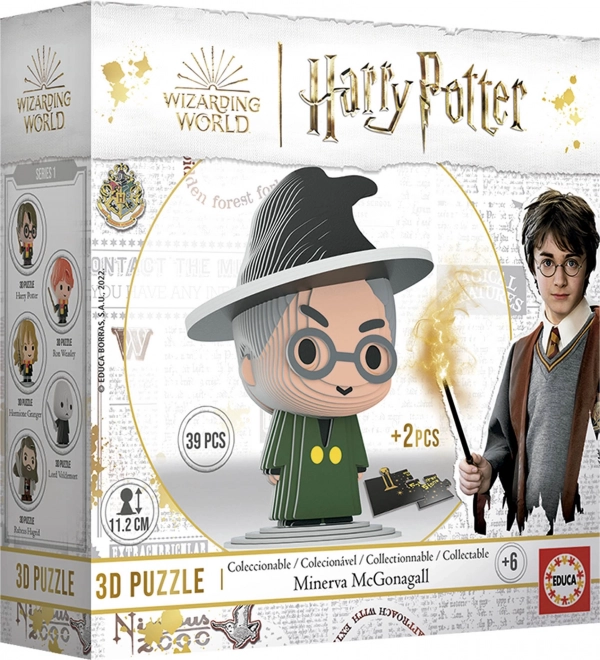 EDUCA 3D puslespil Harry Potter: Minerva McGonagall 39 stykker