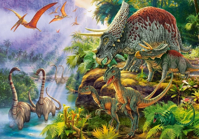 Puslespil 500 brikker Dinosaur Valley