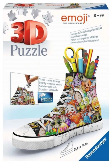 RAVENSBURGER 3D puslespil Sko Emoji 108 brikker