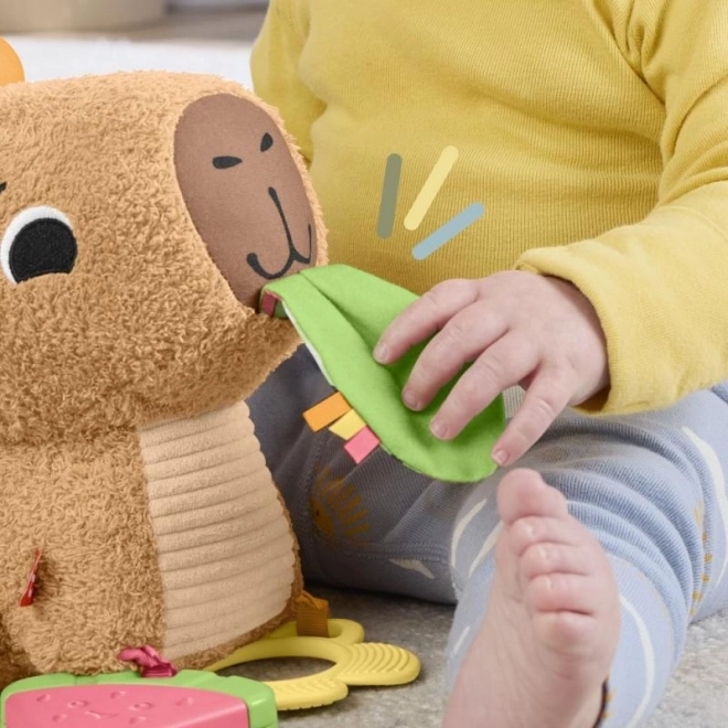 Fisher-Price plyslegetøj kapybara med tilbehør