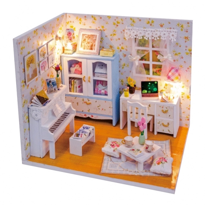 Ni miniature huse Hemioliin værelse