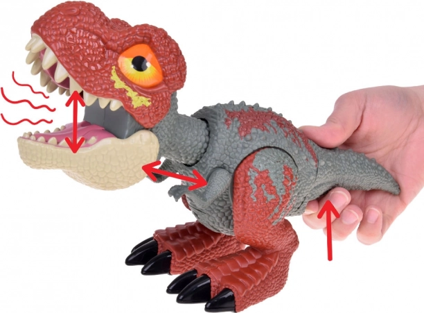 Tyrannosaurus Rex Dinosaur med bevægelige dele og lyd- og lyseffekter